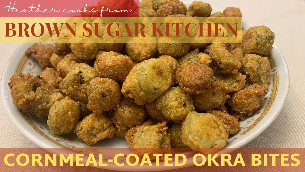 Cornmeal-Coated Okra Bites from undefined