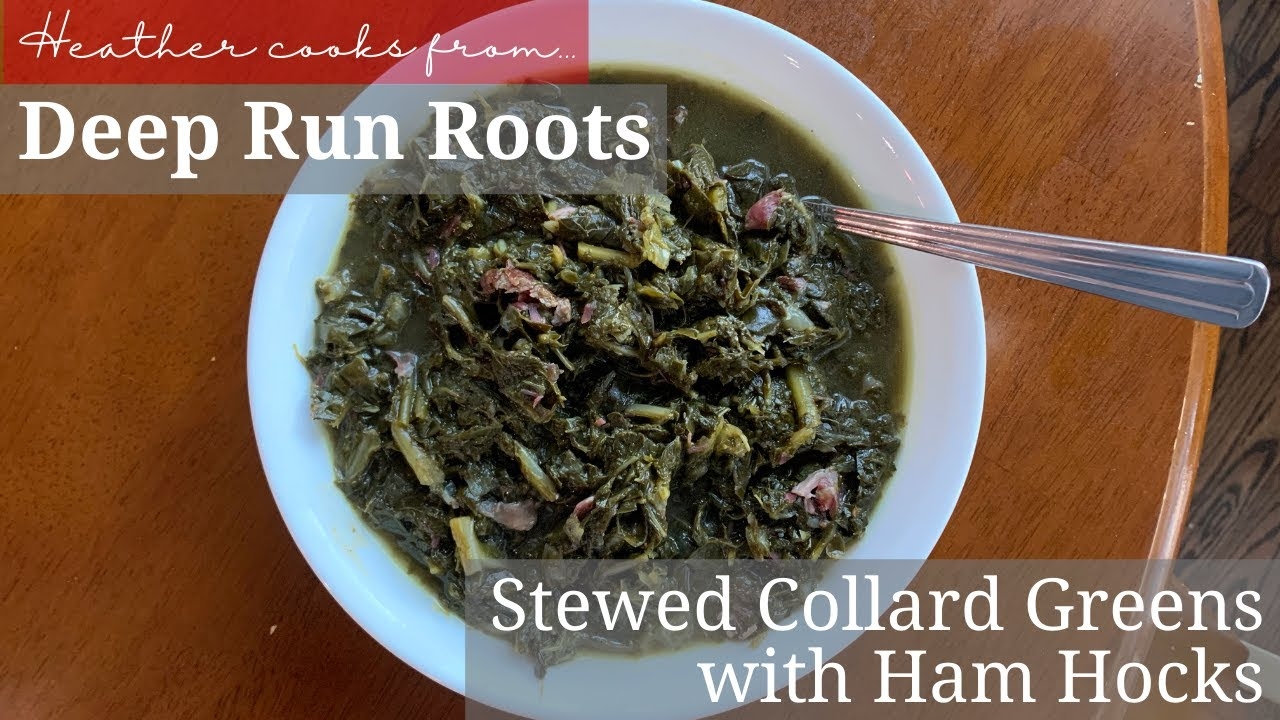 Stewed Collard Greens with Ham Hock from undefined