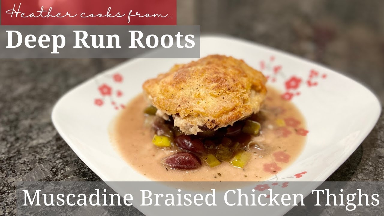 Muscadine Braised Chicken Thighs from undefined
