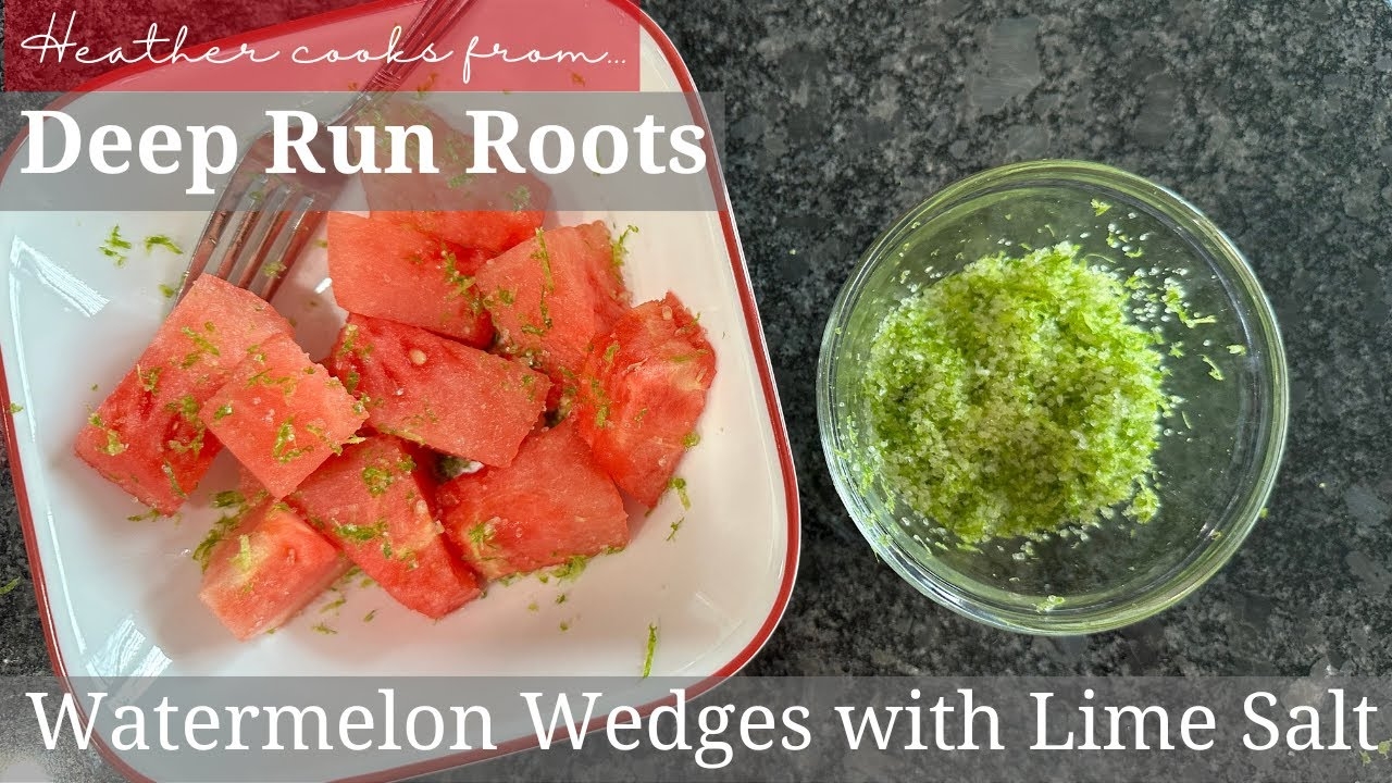 Watermelon Wedges with Lime Salt from undefined