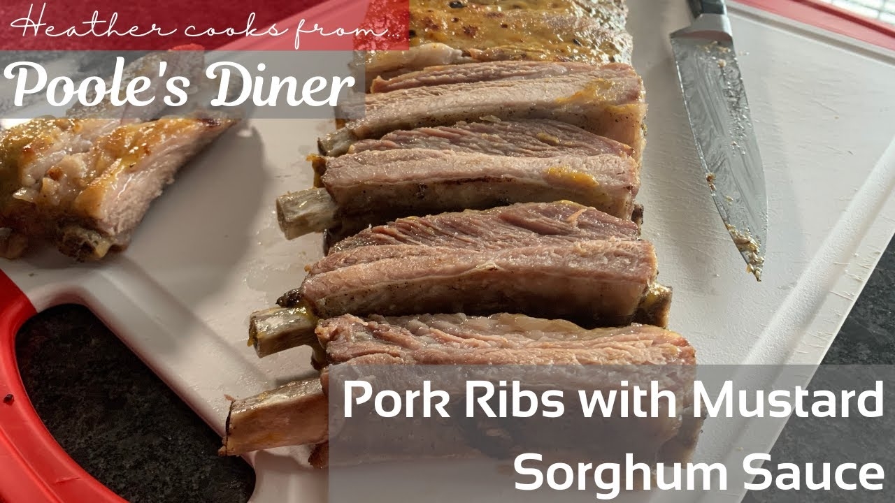 Pork Ribs with Mustard Sorghum Sauce from undefined