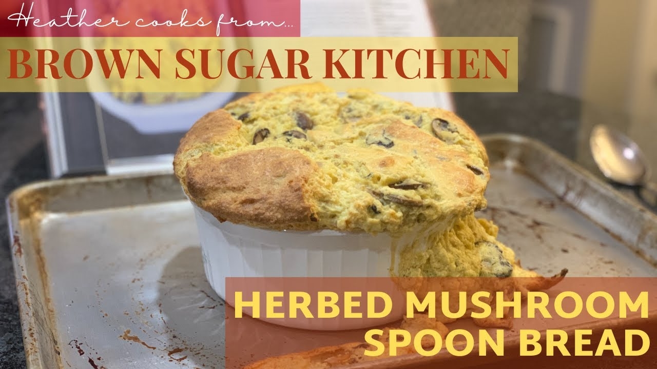 Herbed Mushroom Spoon Bread from undefined