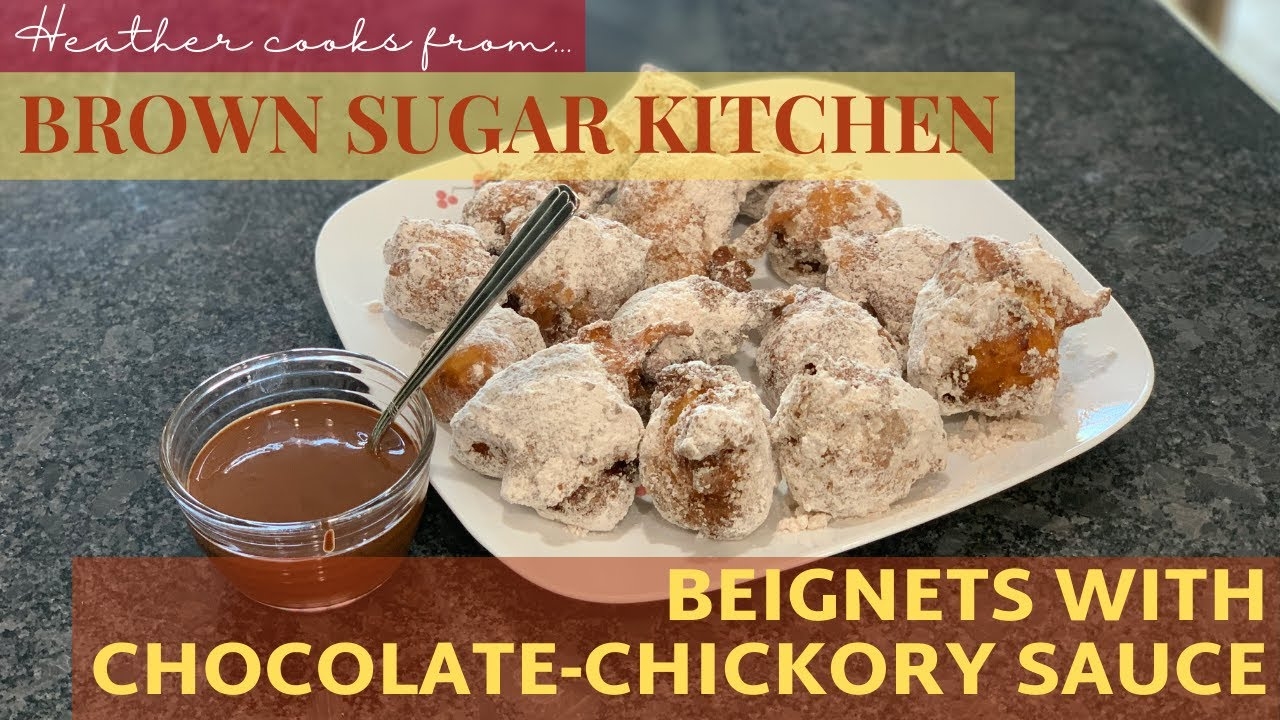 Beignets with Chocolate-Chicory Sauce from undefined
