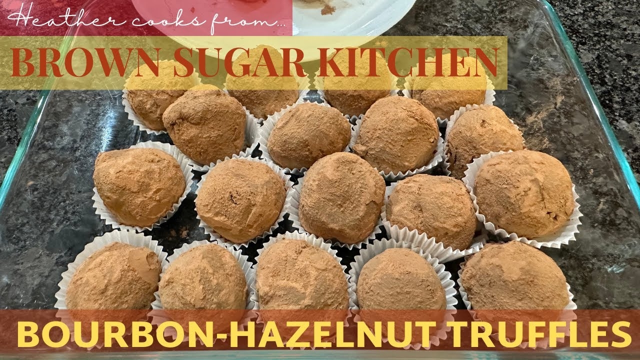 Bourbon-Hazelnut Truffles from undefined