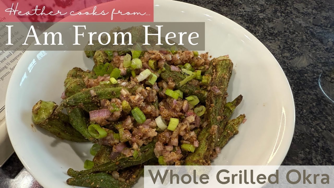 Whole Grilled Okra from I Am From Here