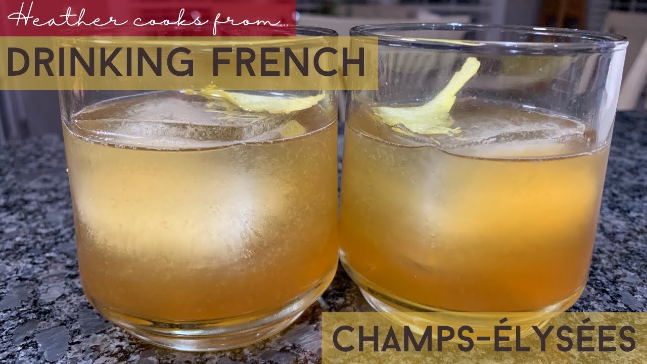 Champs-Élysées from Drinking French