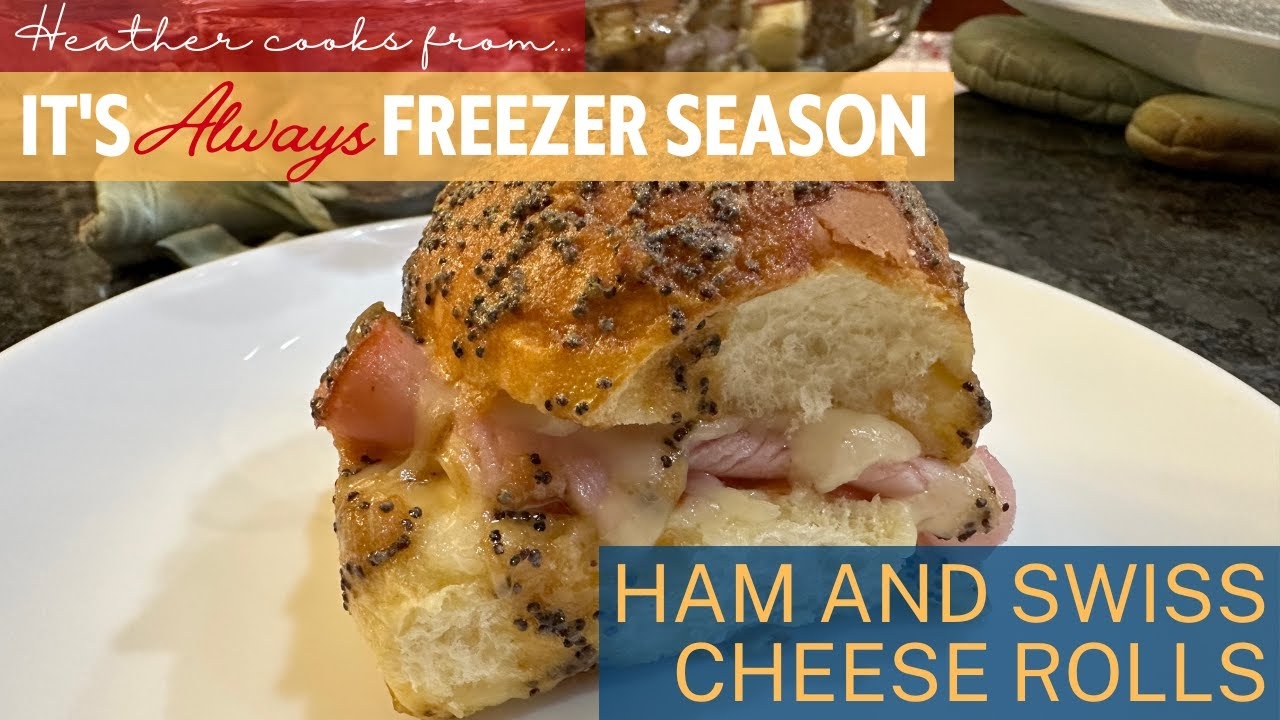 Ham and Swiss Cheese Rolls from It's Always Freezer Season