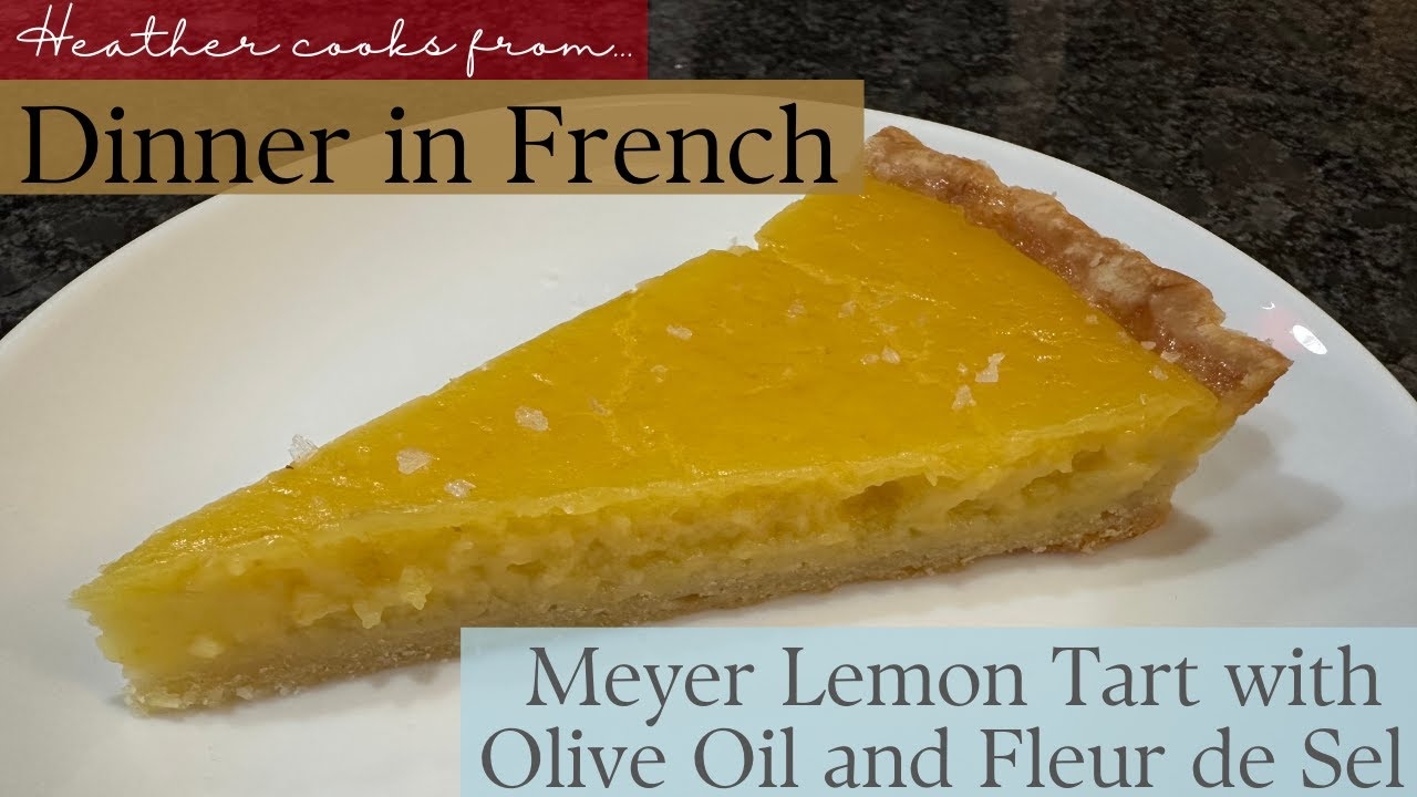 Meyer Lemon Tart with Olive Oil and Fleur de Sel from undefined