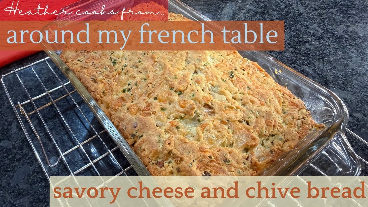 Savory Cheese and Chive Bread from undefined
