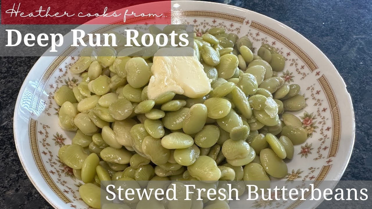 Stewed Fresh Butterbeans from Deep Run Roots