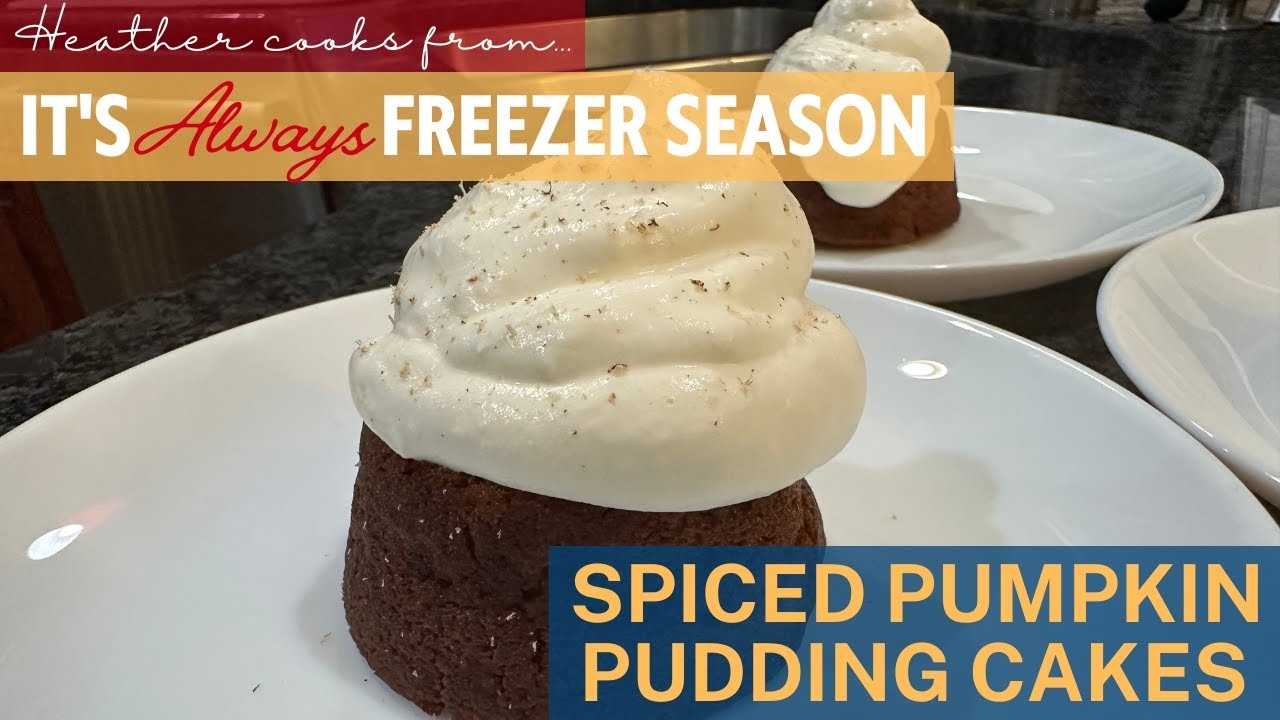 Spiced Pumpkin Pudding Cakes from It's Always Freezer Season